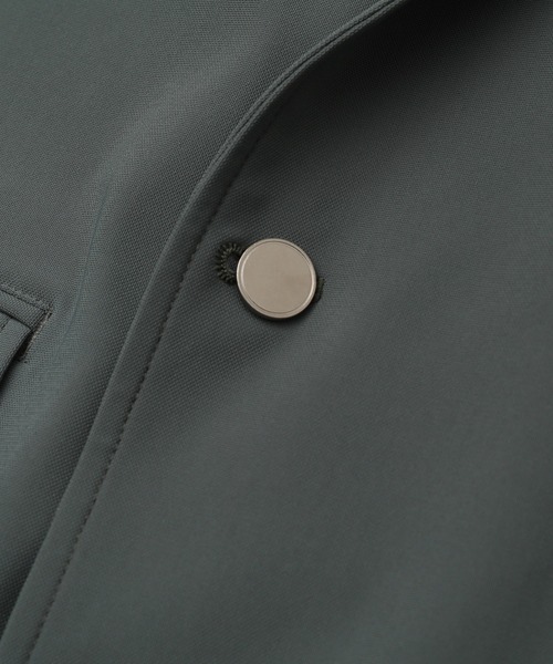 FUSE(フューズ)の「トリコット編みダブルジャケット(テーラードジャケット・メンズ・オリーブ/ブラック・01/02/03)」の5枚目の写真