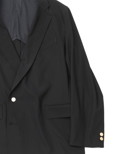 FUSE(フューズ)の「トリコット編みダブルジャケット(テーラードジャケット・メンズ・オリーブ/ブラック・01/02/03)」の4枚目の写真