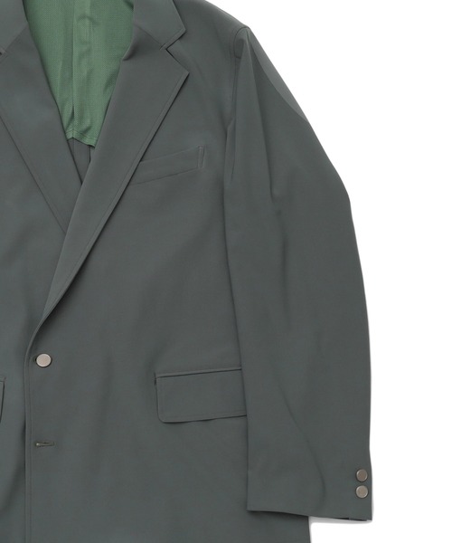 FUSE(フューズ)の「トリコット編みダブルジャケット(テーラードジャケット・メンズ・オリーブ/ブラック・01/02/03)」の14枚目の写真