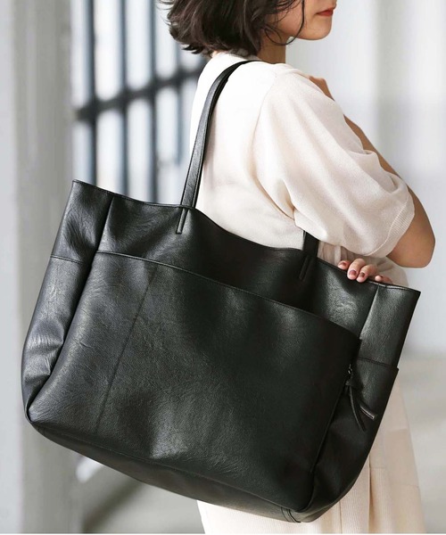 セール 多収納 10ポケットポケットb4対応トート トートバッグ Geera ジーラ のファッション通販 Zozotown