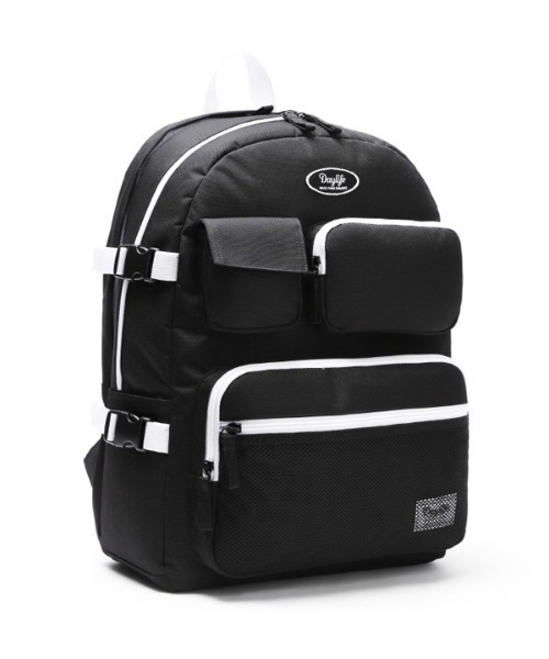 Daylife デイライフ リュック　ホワイト×ブラック） デイライフ(Daylife) 2021 DAYLIFE SIGNAL BACKPACK (BLACK