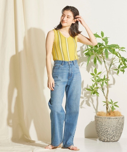 Willful by lipstar（ウィルフル バイ リップスター）の「【Willful by lipstar】Vネックニットタンクトップ（ニット/セーター・レディース・その他/ブラック/ベージュ・M）」の17枚目の写真