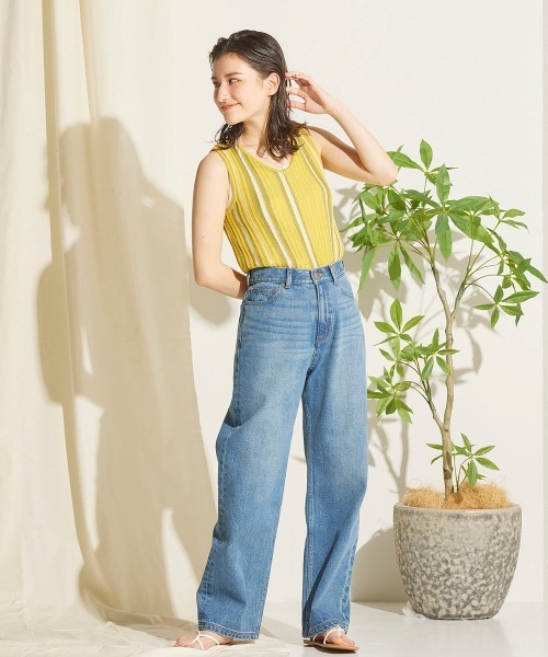 Willful by lipstar（ウィルフル バイ リップスター）の「【Willful by lipstar】Vネックニットタンクトップ（ニット/セーター・レディース・その他/ブラック/ベージュ・M）」の18枚目の写真