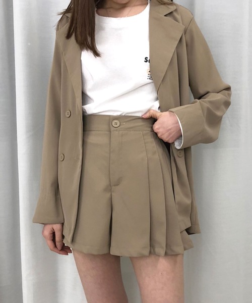 プリーツショートパンツJKセットアップ（セットアップ）｜Twinkle;pm