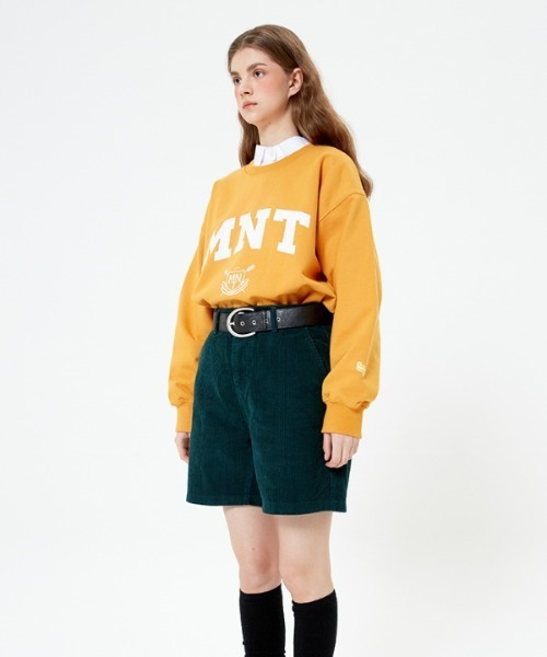 ★MAINBOOTH★Varsity MNT Heavy Sweatshirt(BRICK)★正規品 MAINBOOTH（メインブース）の「【MAINBOOTH 】バーシティMNT