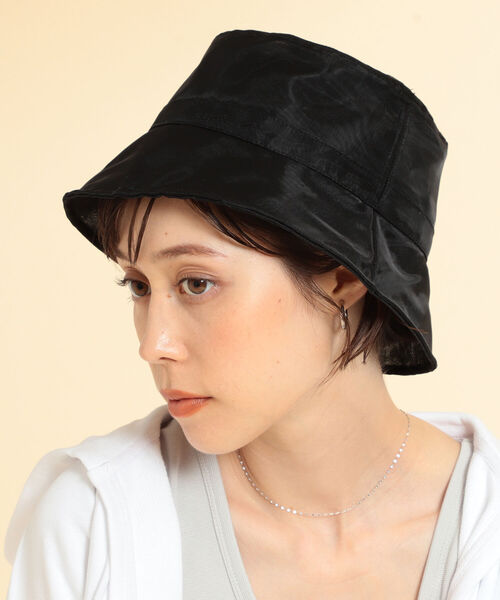 Ray BEAMS(レイビームス)の「Ray BEAMS / チュール バケット ハット(ハット・レディース・ブラック/ブラウン・ONE SIZE)」の4枚目の写真