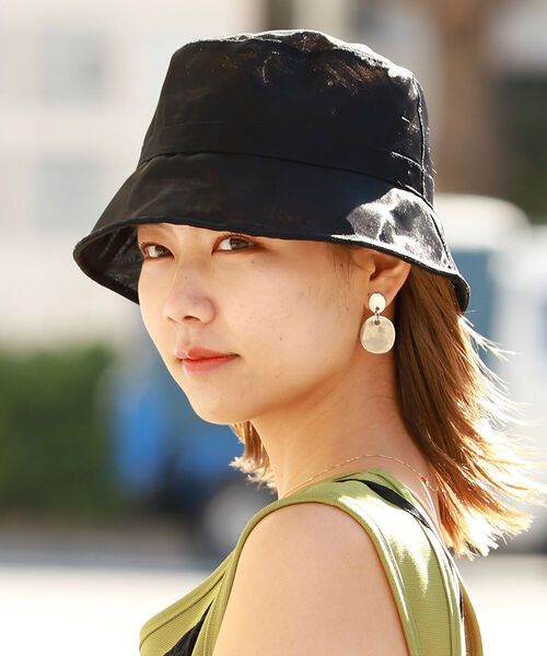 Ray BEAMS(レイビームス)の「Ray BEAMS / チュール バケット ハット(ハット・レディース・ブラック/ブラウン・ONE SIZE)」の8枚目の写真