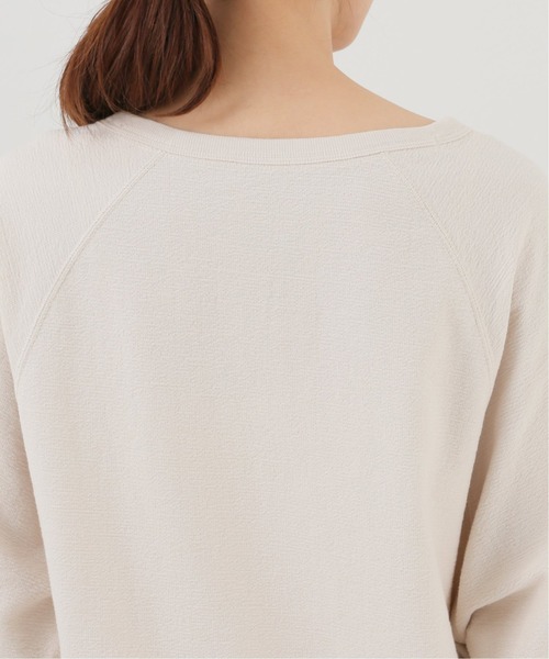 SLOBE IENA（スローブイエナ）の「パイルキーネックプルオーバー【手洗い可能】◆（Tシャツ/カットソー・レディース・ブラック/アイボリー・FREE）」の12枚目の写真