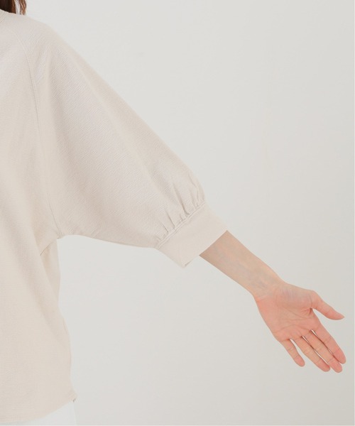 SLOBE IENA（スローブイエナ）の「パイルキーネックプルオーバー【手洗い可能】◆（Tシャツ/カットソー・レディース・ブラック/アイボリー・FREE）」の22枚目の写真