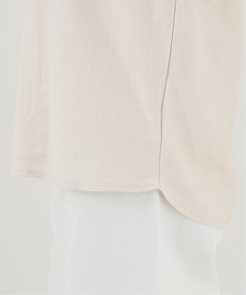 SLOBE IENA（スローブイエナ）の「パイルキーネックプルオーバー【手洗い可能】◆（Tシャツ/カットソー・レディース・ブラック/アイボリー・FREE）」の17枚目の写真