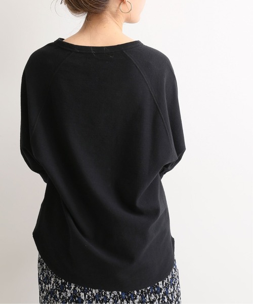 SLOBE IENA（スローブイエナ）の「パイルキーネックプルオーバー【手洗い可能】◆（Tシャツ/カットソー・レディース・ブラック/アイボリー・FREE）」の18枚目の写真