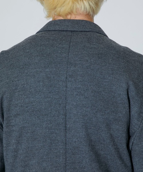 MAIN ATTRACTION(メインアトラクション)の「【MAIN ATTRACTION】JAPAN WOOL JERSEY ジャケット(テーラードジャケット・メンズ・ブラック/グレー/ネイビー・MEDIUM/LARGE/LL/SMALL)」の14枚目の写真