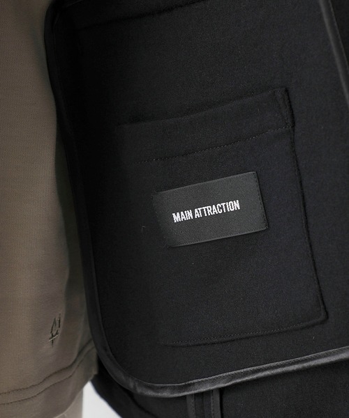 MAIN ATTRACTION(メインアトラクション)の「【MAIN ATTRACTION】JAPAN WOOL JERSEY ジャケット(テーラードジャケット・メンズ・ブラック/グレー/ネイビー・MEDIUM/LARGE/LL/SMALL)」の17枚目の写真