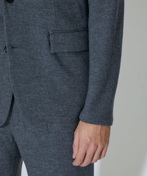 MAIN ATTRACTION(メインアトラクション)の「【MAIN ATTRACTION】JAPAN WOOL JERSEY ジャケット(テーラードジャケット・メンズ・ブラック/グレー/ネイビー・MEDIUM/LARGE/LL/SMALL)」の13枚目の写真