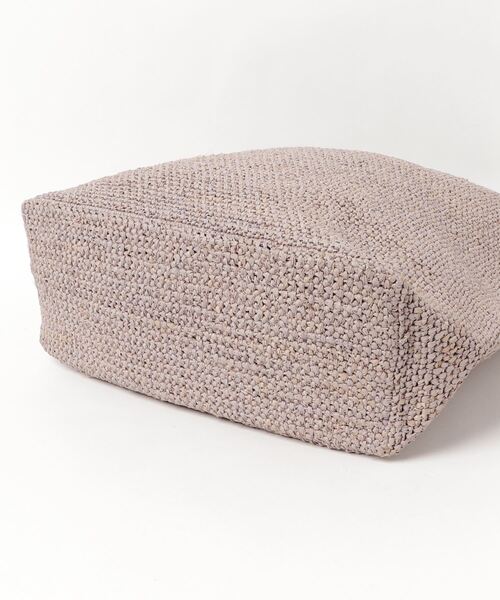 Helen Kaminski（ヘレンカミンスキー）の「HELEN KAMINSKI(ヘレンカミンスキー)Iconic Raffia Crochet Bags（トートバッグ・レディース・グレー・F）」の4枚目の写真