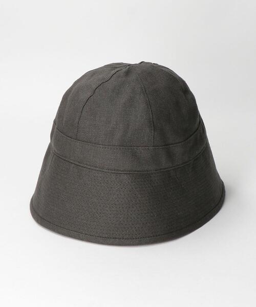 Nine Tailor（ナインテイラー）の「＜NINE TAILOR＞ OPUNTIA HAT/ハット（ハット・メンズ・ブラック/ダークグレー・FREE）」の2枚目の写真