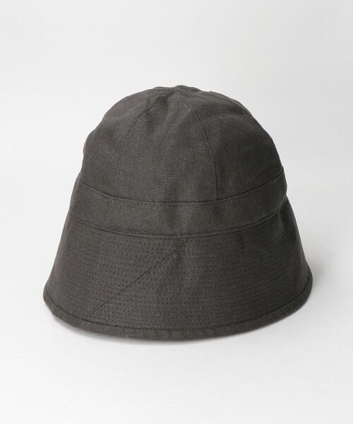 Nine Tailor（ナインテイラー）の「＜NINE TAILOR＞ OPUNTIA HAT/ハット（ハット・メンズ・ブラック/ダークグレー・FREE）」の3枚目の写真