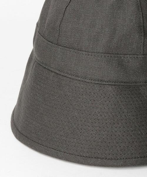 Nine Tailor（ナインテイラー）の「＜NINE TAILOR＞ OPUNTIA HAT/ハット（ハット・メンズ・ブラック/ダークグレー・FREE）」の7枚目の写真