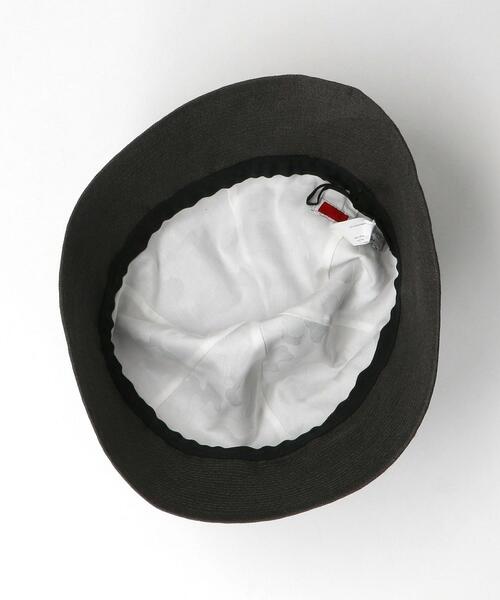 Nine Tailor（ナインテイラー）の「＜NINE TAILOR＞ OPUNTIA HAT/ハット（ハット・メンズ・ブラック/ダークグレー・FREE）」の6枚目の写真