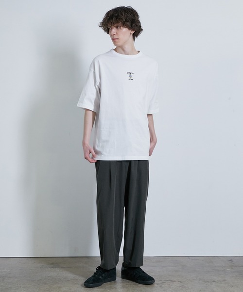 JUNRED(ジュンレッド)の「ROSTER BEARルーズ刺繍TEE(Tシャツ/カットソー・メンズ・グリーン/ブラック/ホワイト・M/L)」の21枚目の写真