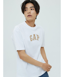 GAP | ヘビーウェイトシリーズ ルーズフィット コットン ロゴTシャツ(Tシャツ/カットソー)