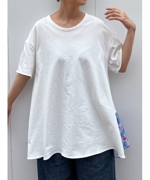 BEARDSLEY（ビアズリー）の「フルーツ刺繍ブラウス（シャツ/ブラウス・レディース・ネイビー/ホワイト・FREE）」の9枚目の写真