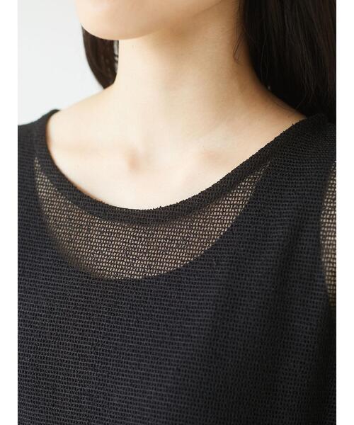 Green　Parks（グリーンパークス）の「SET2点 メッシュワンピ+インナーワンピ＊（ワンピース・レディース・ブラック/ベージュ/ネイビー・FREE）」の20枚目の写真