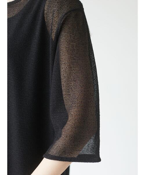 Green　Parks（グリーンパークス）の「SET2点 メッシュワンピ+インナーワンピ＊（ワンピース・レディース・ブラック/ベージュ/ネイビー・FREE）」の19枚目の写真