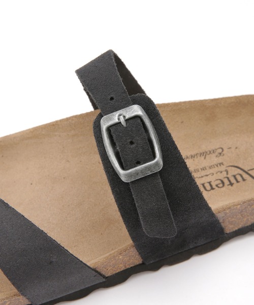 penta（ペンタ）の「PENTA/別注バックル付フラットサンダル（サンダル・レディース・カーキ/ブラック/オフホワイト/オレンジ・37/38/36）」の13枚目の写真