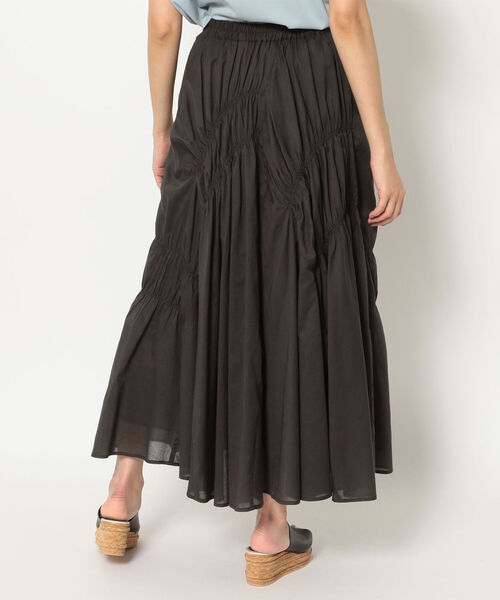 DROIT BELLO（ドロイトベロ）の「DROIT BELLO（ドロイトベロ）　ギャザースカート（スカート・レディース・ブラック/イエロー/ブルー・FREE）」の5枚目の写真