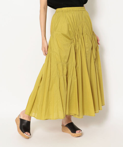 DROIT BELLO（ドロイトベロ）の「DROIT BELLO（ドロイトベロ）　ギャザースカート（スカート・レディース・ブラック/イエロー/ブルー・FREE）」の14枚目の写真