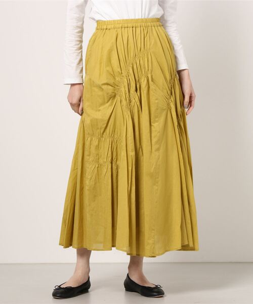 DROIT BELLO（ドロイトベロ）の「DROIT BELLO（ドロイトベロ）　ギャザースカート（スカート・レディース・ブラック/イエロー/ブルー・FREE）」の9枚目の写真