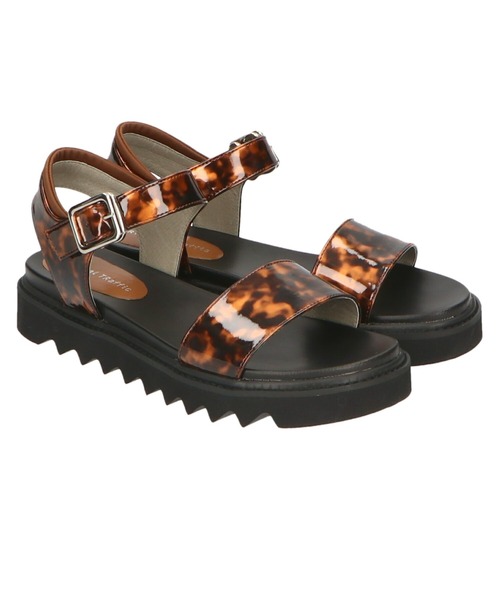 ORiental TRaffic（オリエンタルトラフィック）の「シャークソールストラップサンダル/11233（サンダル・レディース・ブラウン/ブラック・SS/3L/S/LL/L/M）」の13枚目の写真