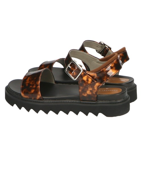 ORiental TRaffic（オリエンタルトラフィック）の「シャークソールストラップサンダル/11233（サンダル・レディース・ブラウン/ブラック・SS/3L/S/LL/L/M）」の10枚目の写真