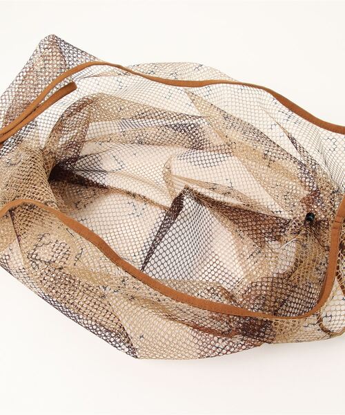 WHIMSIC（ウィムジック）の「【WHIMSIC】USカモフラージュネットリユースバッグ（エコバッグ/サブバッグ・レディース・ベージュ・FREE）」の5枚目の写真