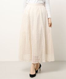 earth music&ecology | 選べるレーススカート(サークル) ＊(スカート)