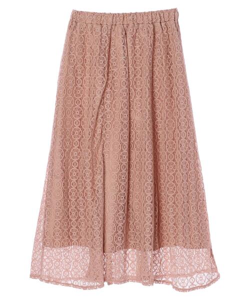 earth music&ecology（アースミュージックアンドエコロジー）の「選べるレーススカート(サークル) ＊（スカート・レディース・ホワイト系その他2/チャコールグレー/ミント/ブラック/ピンクベージュ/アイボリー・FREE）」の19枚目の写真