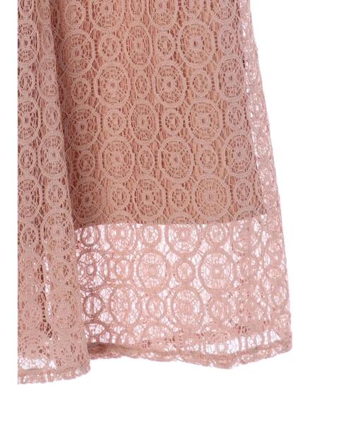 earth music&ecology（アースミュージックアンドエコロジー）の「選べるレーススカート(サークル) ＊（スカート・レディース・ホワイト系その他2/チャコールグレー/ミント/ブラック/ピンクベージュ/アイボリー・FREE）」の16枚目の写真