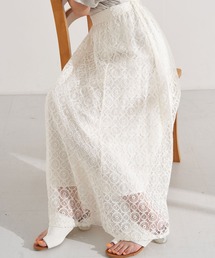 earth music&ecology | 選べるレーススカート(サークル) ＊(スカート)