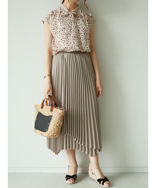 ロドリリオン　レオパードリボンタイブラウス ロドリリオンレオパードリボンタイブラウス