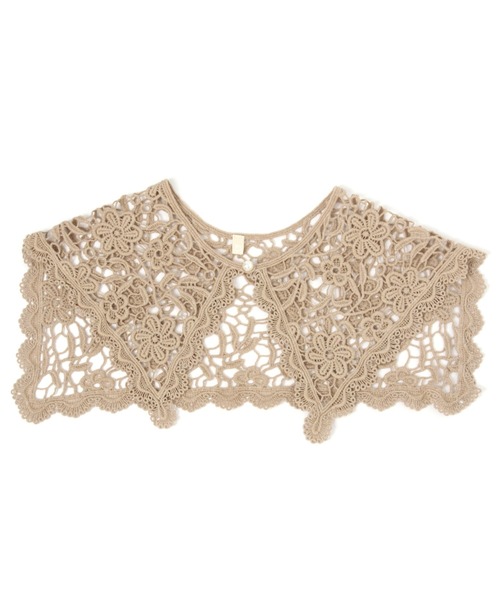 studio CLIP(スタディオクリップ)の「ナチュラルアソート付け襟(付け襟・レディース・ベージュ/ナチュラル/ホワイト/アイボリー・FREE)」の2枚目の写真