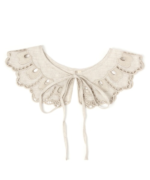 studio CLIP(スタディオクリップ)の「ナチュラルアソート付け襟(付け襟・レディース・ベージュ/ナチュラル/ホワイト/アイボリー・FREE)」の4枚目の写真