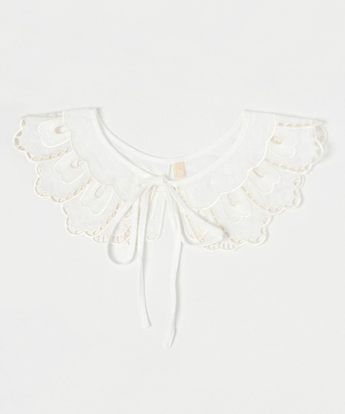 studio CLIP(スタディオクリップ)の「ナチュラルアソート付け襟(付け襟・レディース・ベージュ/ナチュラル/ホワイト/アイボリー・FREE)」の1枚目の写真