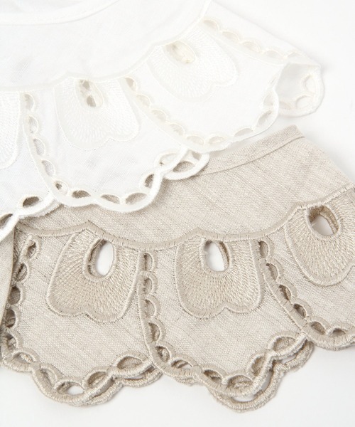 studio CLIP(スタディオクリップ)の「ナチュラルアソート付け襟(付け襟・レディース・ベージュ/ナチュラル/ホワイト/アイボリー・FREE)」の6枚目の写真