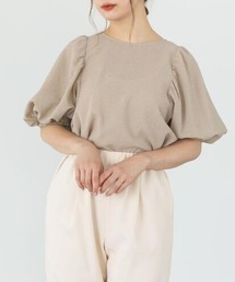 SLURR | ギャザーパフチェックブラウス(シャツ/ブラウス)