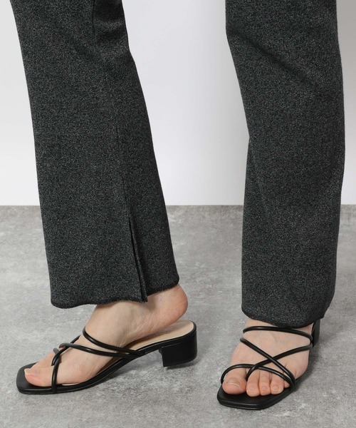 LAKOLE（ラコレ）の「メランジリブレギンスパンツ / 951817（レギンス/スパッツ・レディース・ブラック/クリアイエロー・SMALL/MEDIUM）」の21枚目の写真