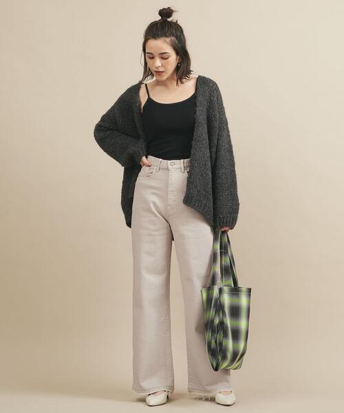 BEAUTY&YOUTH UNITED ARROWS（ビューティーアンドユースユナイテッドアローズ）の「BY デニムソフトバギーパンツ ∴ ◆（デニムパンツ・レディース・ナチュラル/コバルトブルー・S/M/L）」の2枚目の写真