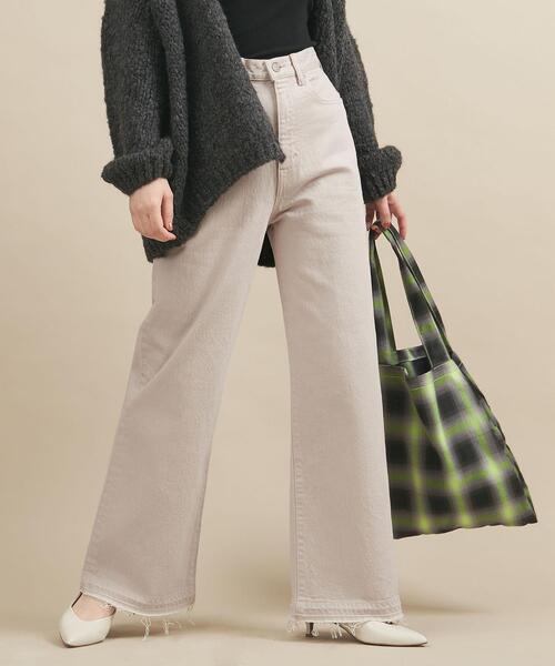 BEAUTY&YOUTH UNITED ARROWS（ビューティーアンドユースユナイテッドアローズ）の「BY デニムソフトバギーパンツ ∴ ◆（デニムパンツ・レディース・ナチュラル/コバルトブルー・S/M/L）」の4枚目の写真