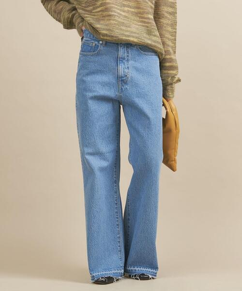 BEAUTY&YOUTH UNITED ARROWS（ビューティーアンドユースユナイテッドアローズ）の「BY デニムソフトバギーパンツ ∴ ◆（デニムパンツ・レディース・ナチュラル/コバルトブルー・S/M/L）」の9枚目の写真