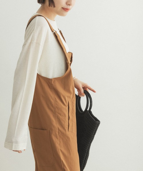 FORK&SPOON（フォークアンドスプーン）の「FORK&SPOON　麻レーヨンテレコロングスリーブカットソー（Tシャツ/カットソー・レディース・アイボリー/ネイビー・ONE）」の15枚目の写真